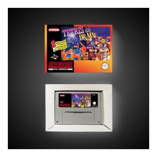 Tetris & Dr. Marioed - EUR Version Action Game Card with Retail Box