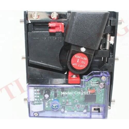 CH-268T Top Entry Single Coin Coin Selector Vertical coin Acceptor for Vending Arcade Machine Token Selector Coin Mech