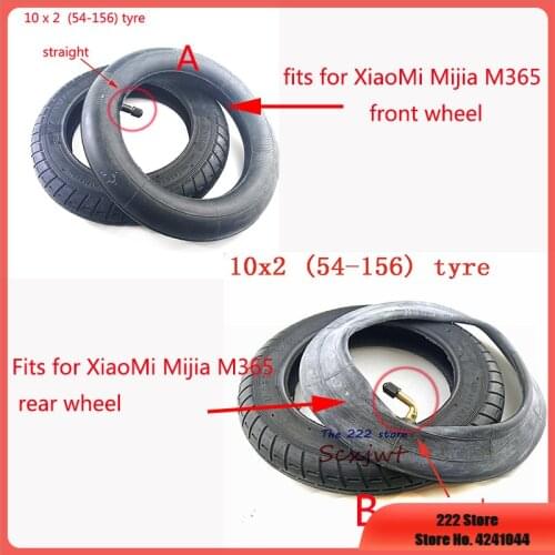 10Inch for Xiaomi Mijia M365 Electric Scooter Tire New Version Tyre Inflation Wheel for Xiaomi M365 Scooter front rear tyre tube