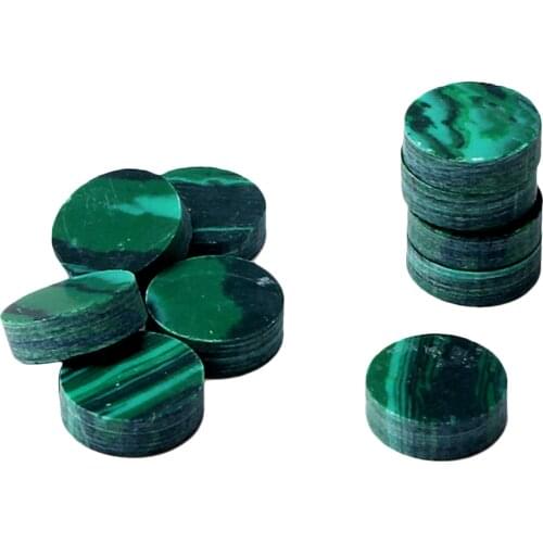 10pcs Inlay Malachite Dots Marker Decals Freboard for Any Electric Guitar Acoustic Guitar and Bass Fret 2mm