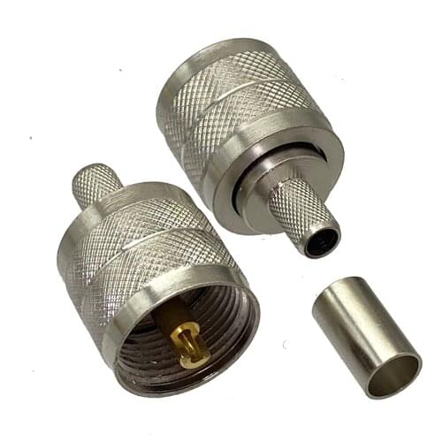 10pcs Connector UHF PL259 male plug crimp RG8X RG-8X LMR240 cable RF Coaxial