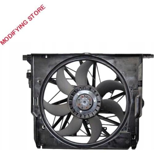 17428509740 for Radiator Condenser Cooling Fan Motor Assembly for BMW F10 528i 2011