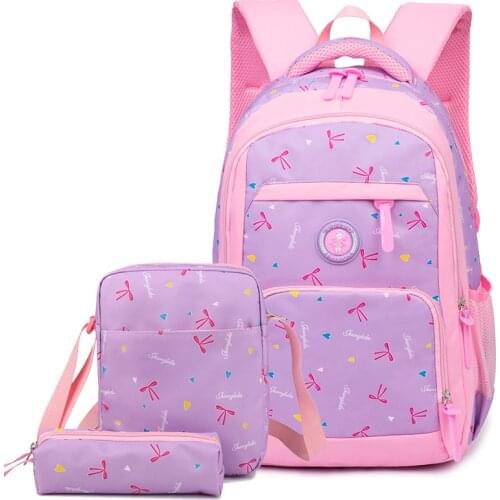 3pcs/set Printing Kids backpacks Travel School backpacks School Bags For Teenagers girls Waterproof Schoolbags mochila escolar