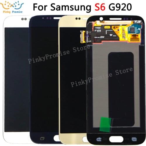 5.1'' Super AMOLED Replacement For Samsung Galaxy S6 G920 G920i G920F G920W8 LCD Display With Touch Screen Digitizer