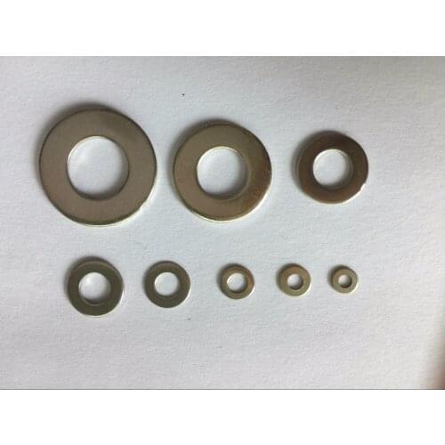 80PCS 304 Stainless Steel Washers Metric Flat Gasket Kit M2 M2.5 M3 M4 M5 M6 M8 M10 For Hardware Accessories