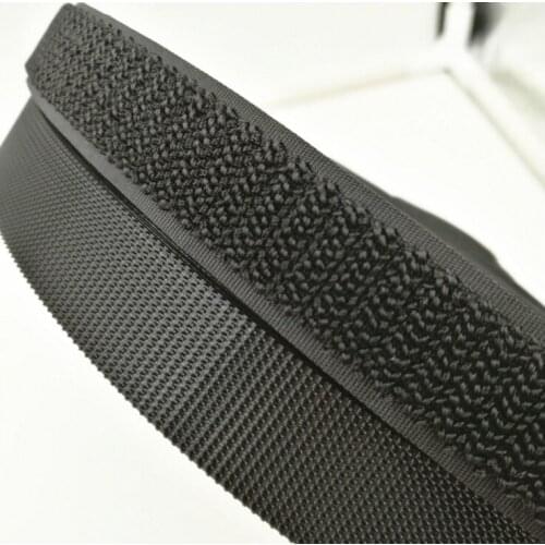 Free shipping! 1-1/2"(40mm) black Sew-On Magic Fastener Tape Hook & Loop Tape For DIY 27 Yards/set, for wholesales and retail