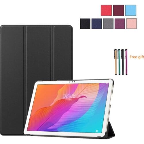 Tablet Holder for Huawei MatePad T10 T10s Case Folding Stand Magnetic Funda for Huawei T10s T 10s 10.1" Case Cover Shell +Stylus