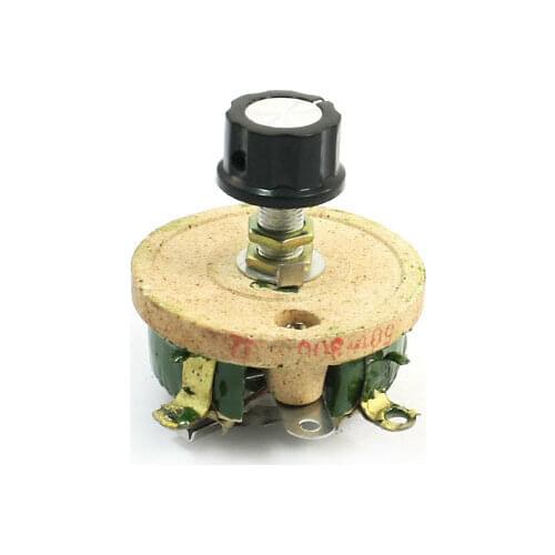50W 300 Ohm Ceramic Wirewound Potentiometer Rotary Resistor Rheostat