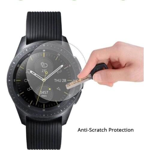 3pc Soft Clear Protective Film Guard (Not Glass) For Samsung Galaxy Watch 42MM 46MM Sport Smartwatch Full Screen Protector Cover