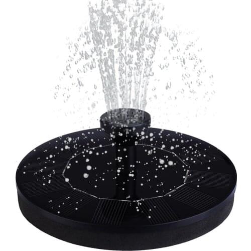 Solar Power Pump, Bird Bath Fountain Water Floating Pond Garden Patio Decor Outdoor Bird Bath Solar Fountain Floating Water