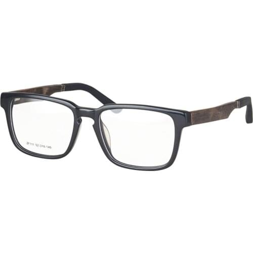 SHINU Prescription glasses Men Squar acetate frame wood eyeglasses Progressive Reading Glasses blue light Single vision glasses