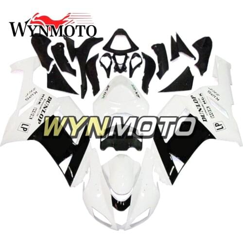 Full Fairings For Kawasaki ZX-6R 07 08 ZX6R 2007-2008 Year Injection ABS Plastics Motorbike Bodywork Cover Pearl White Black New