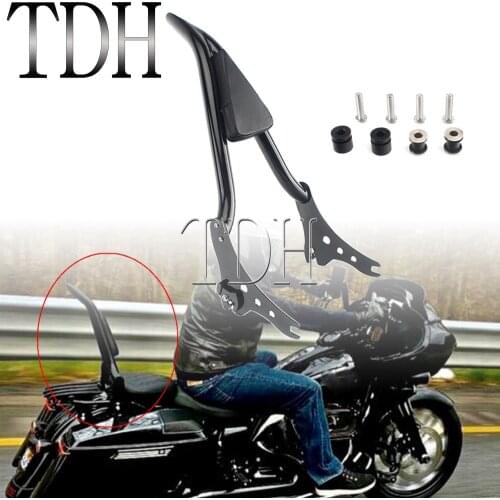 Motorcycle 22'' Passenger Detachable Backrest Sissy Bar For Harley Softail Sport Glide FLSB FXLR 18-21 Low Rider S FXLRS 20-21