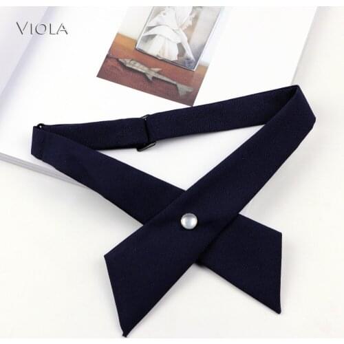 Chic Graceful Jewelry Fastener Bowtie Adjustable Detachable Collars Shirt Accessory Female Women Gift Butterfly Party Workplace