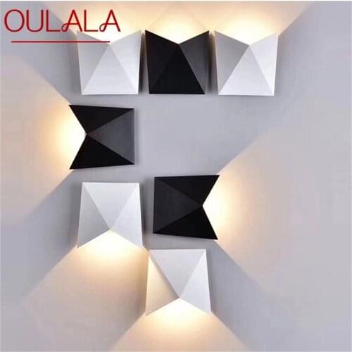 OULALA Modern Wall Light Sconces Aluminum LED Wall Lamp Creative Decorative For Bedside Bedroom Living Room