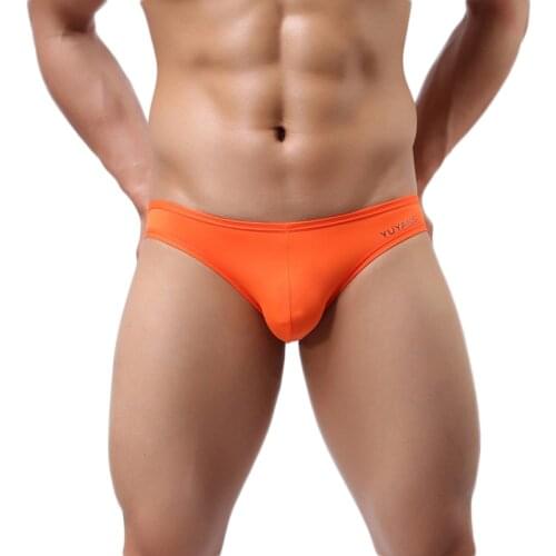 Mens Briefs Breathable Ice Silky Underpants Low Waist Panties Homme Sexy Lingerie Ropa Interior Nylon Brief Gay Men Underwear