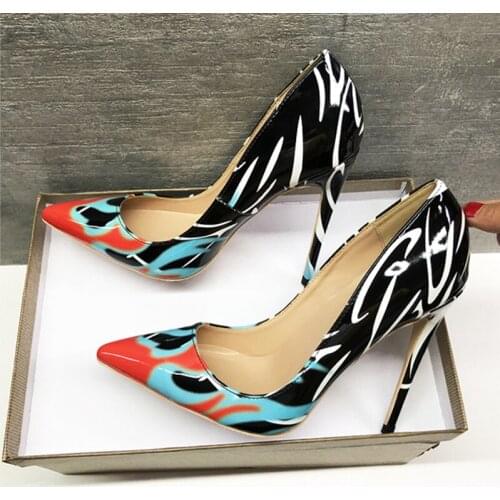 Women Pumps High Heels Pointed Toe sexy Shallow Women Elegant Ladies Shoes Women pumps PU Leather QP052 CHENSIR9