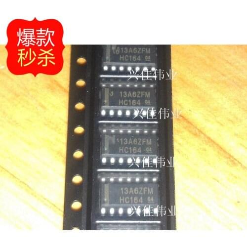 10PCS New 74HC164 74HC164D SN74HC164D eight shift register SMD SOP-14 position