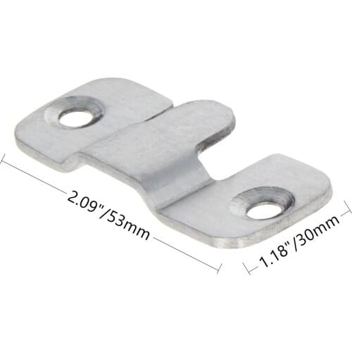 MroMax Back Plate Hooks Stainless Steel Large/Small One Piece/Iron Large/Small One Piece Mountain Clasp 53x30mm/43x19mm Hardware