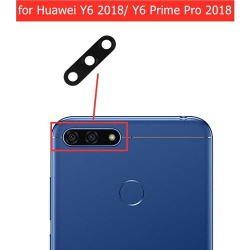 20pcs for Huawei Y6 2018/ Y6 Prime Pro 2018 Back Camera Glass Lens Main Rear Camera Lens with Glue Repair Spare Parts