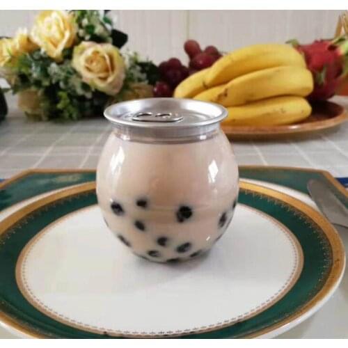 200pcs 210ml PET Cups bottles for cans sealing machine PET Transparent Cans Juice Cups for cans sealer machine drink bottles