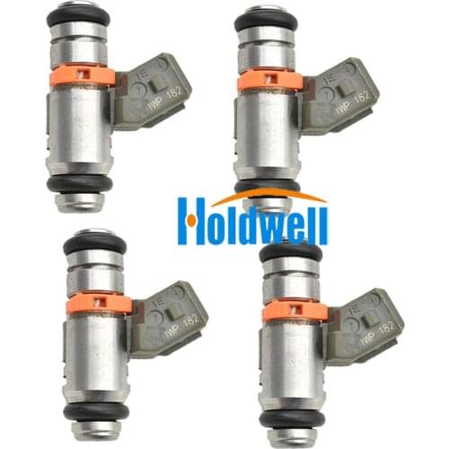 Holdwell 4PCS Fuel Injector IWP182 for Piaggio Gilera Vespa PI8732885 GTS250 300 IWP 182