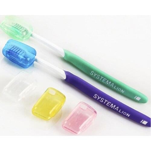 5Pcs Travel Toothbrush Head Cover Case Cap Hike Camping Brush Cleaner Protectors