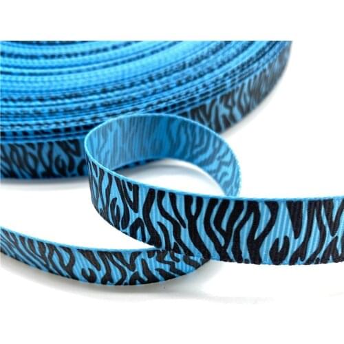 5Yards 15mm Grosgrain Ribbon Leopard Pattern For Christmas Wedding Decoration DIY Sewing Handmand Craft Accessories #12