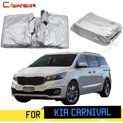 Cawanerl For Kia Carnival Car Cover Outdoor Sun Anti-UV Rain Snow Scratch Protection MPV Cover Windproof