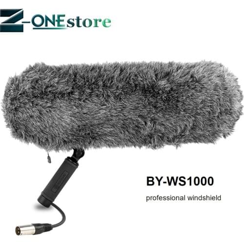 Boya BY-WS1000 Microphones Blimp Windshield Suspension System for Shotgun Mic for Canon Nikon Sony DSLR Camcorder Recorder
