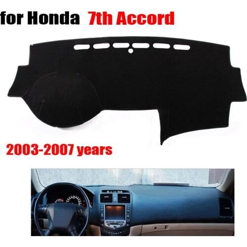 Car dashboard covers For Honda 7th ACCORD 2003 to 2007 left hand drive dash mat covers Auto dashboard protector accessories