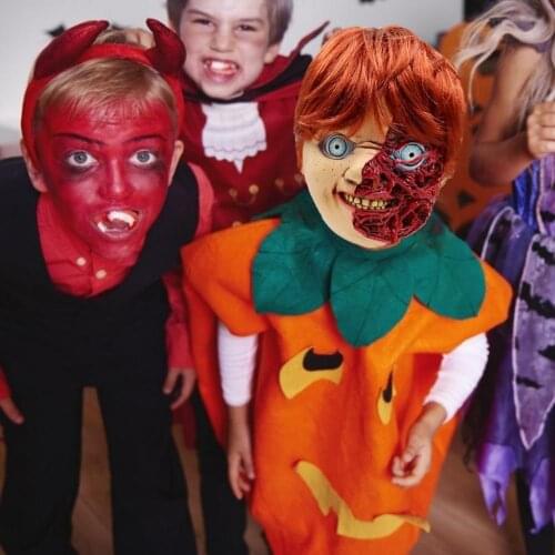 Halloween Mediterranean Scary Face Cover Cosplay Funny Dance Party Horror Headgear Latex Comfortable Breathable For Most Adults