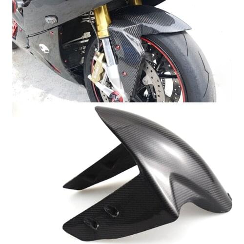 For DUCATI 899 959 1199 1199S 1199R 1299 1299S 1098 Front Hugger Fender Mudguard Guard Cover Real Carbon Fiber Motorcycle Parts
