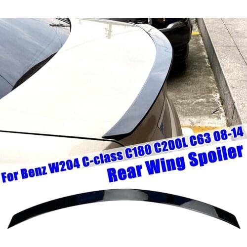 For Mercedes For Benz W204 C-class C180 C200L C63 2008-2014 Rear Window Roof Spoiler Auto Exterior Replacement Parts