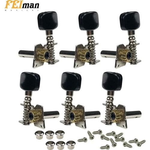 Pleroo B109 Guitar Tuning Pegs Tuners Machine Heads for Acoustic Classical Guitar replacement Accessories suporte guitarra knob