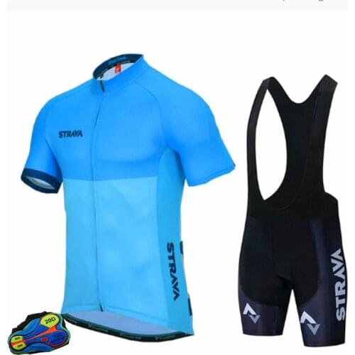 STRAVA Custom Team Quick Dry MenSet Sublimated Printing Bike Bicycle Cycling Wear Clothing Uniforms Sportswear Cycling Jerseys