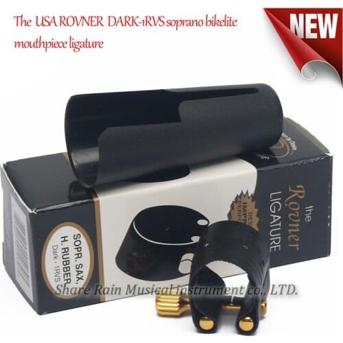 The USA ROVNER DARK 1RVS soprano bakelite mouthpiece can use soprano bakelite Hard rubber mouthpiece ligature
