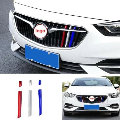 Front Grille Grill Inserts Ring Cover Trim 3Color 6PCS For Buick Regal 2017-2020 Car Styling Accessories