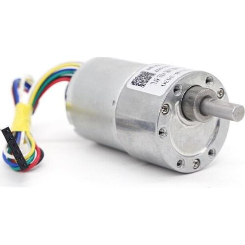 12V 3530 Hall Micro DC Gear Motor 7-960RPM High Torque DC Motor Adjustable Speed Forward and Reverse