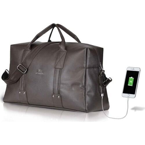 My Valice Smart Bag Usb'li Travel Bag 1701 Brown
