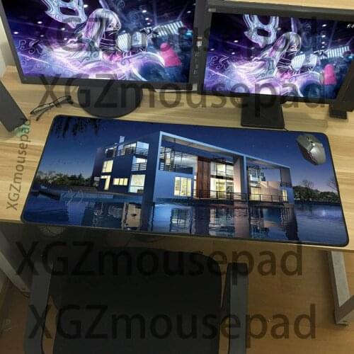 XGZ Exquisite multi-size villa architectural pattern mouse pad home computer desk pad e-sports essential high-speed keyboard pad