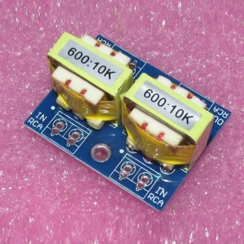 100Hz 35KHz-1DB DC 500V 600 10k permalloy audio signal step-up isolation transformer for 4x amplifier audio microphone