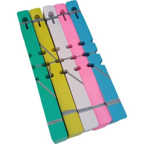 100Pcs Colorful Plastic PVC Plant Tree Tag Hanging Garden Flower Labels