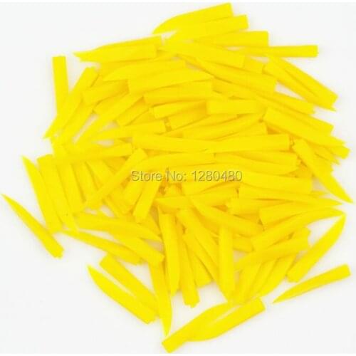100Pcs Dental Materials Teeth Disposable Plastic Wedges Yellow Large Size Fill Tooth Use Dentist Prodcts