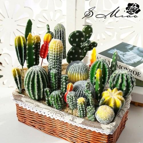 20cm Simulation Meaty Soft Rubber Rice Hydrangea Fake Flowers Succulents Artificial Plant Landscape Multicolor Garden Home Decor