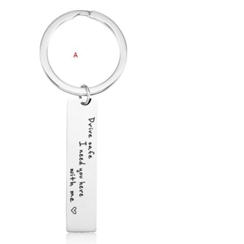 Drive safe keychain ---3 styles free choice