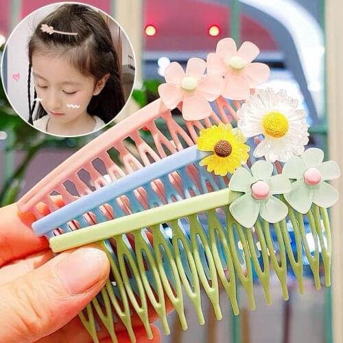 9cm Children Girl Hair Comb Beer Carrot Little Girl Plate Cute Princess Head Hair Clip Korean Hair Accessories