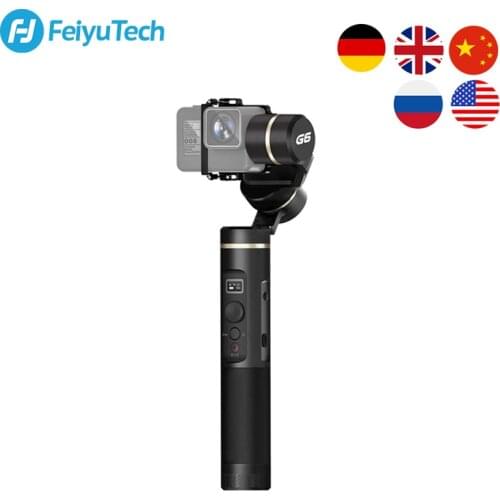 FeiyuTech G6 Splash Proof 3-Axis Handheld Gimbal Action Camera Stabilizer Bluetooth & Wifi for Gopro Hero 7 6 5 Sony RX0 Feiyu