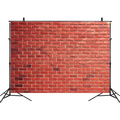 Brick Wall Backdrop Beauty Red Brick Wall Party Photography Background Holiday Celebration Photo Booth Studio Decor
