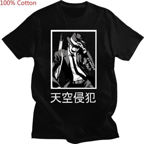 Japanese Anime High-Rise Invasion Print T Shirt Male Fashion Casual Short Sleeve T-shirt Men Women Cosplay Clothes Basic Tshirt